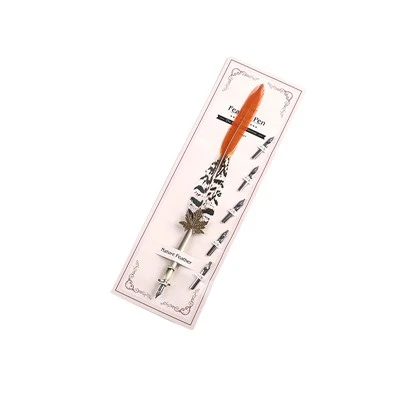 Vintage Federkiel-Set